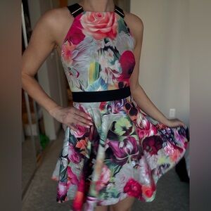 Ted Baker London Multicolor Floral Mini Dress